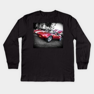 De Tomaso Supercar Kids Long Sleeve T-Shirt